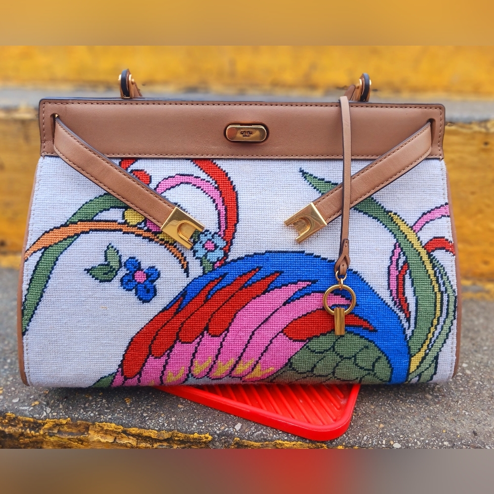 Tory Burch Lee Radziwill Satchel Limited Edition - Picture 4 of 11